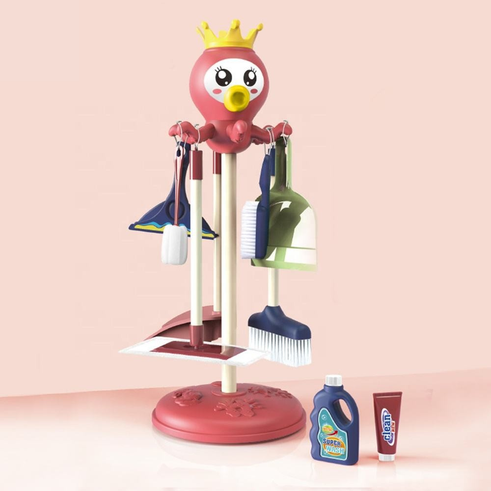 Cleaning Tools Little Cleaner Toy Set for Kids | Pretend Play Mini Cleaning Kit | Educational Role-Play Toy 3+ Years