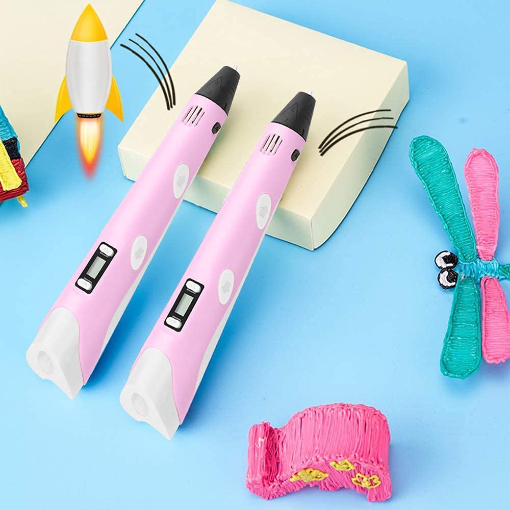 3D Printing Graffiti Pen with LCD Display | Adjustable Temperature 3D Drawing Pen | Creative Art Tool for Kids & Adults