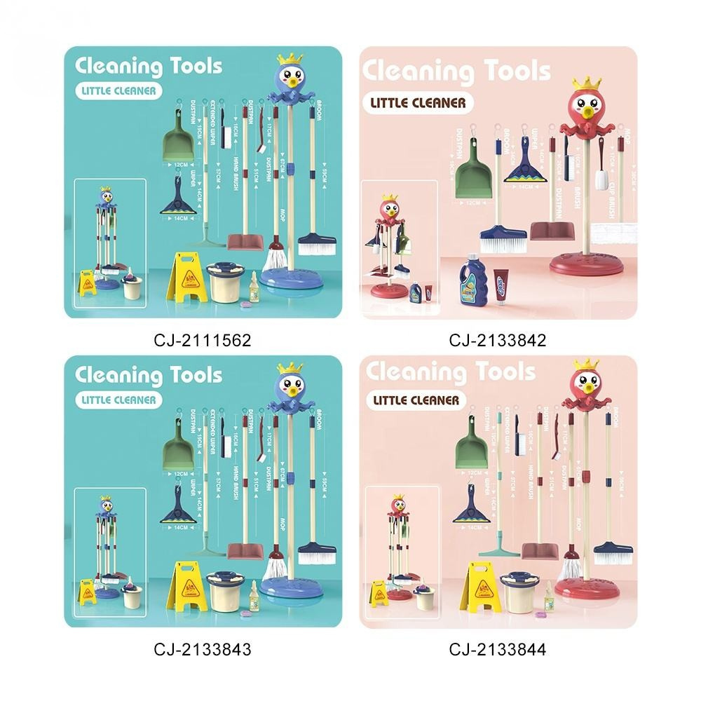 Cleaning Tools Little Cleaner Toy Set for Kids | Pretend Play Mini Cleaning Kit | Educational Role-Play Toy 3+ Years