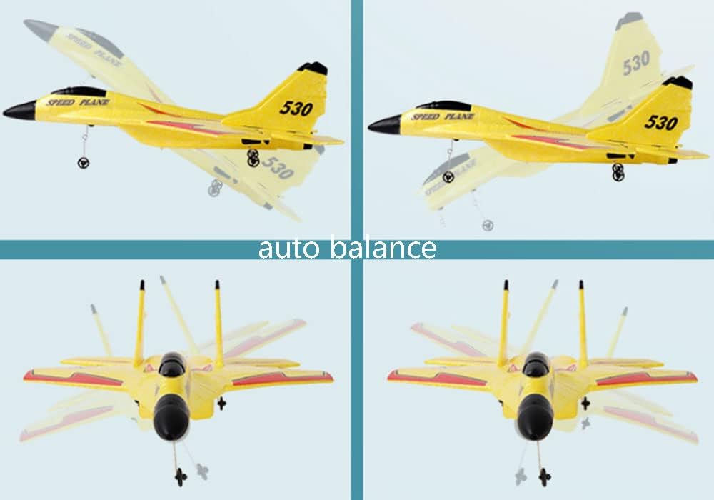 Remote Control Airplane for Kids & Beginners | RC Plane with Gyro Stabilization, 2.4GHz Control & Long Flight Time