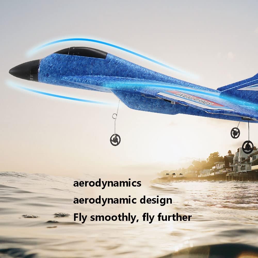 Remote Control Airplane for Kids & Beginners | RC Plane with Gyro Stabilization, 2.4GHz Control & Long Flight Time