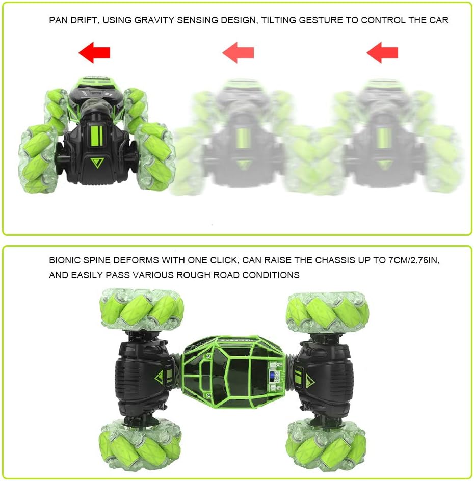 Hand Gesture Stunt Car for Kids | Gesture Control RC Stunt Car with 360° Flips & High Speed