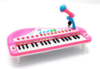 Kids 37-Key Electronic Keyboard Piano with Microphone | Musical Toy with Lights & Sounds | Learning Piano for Toddlers