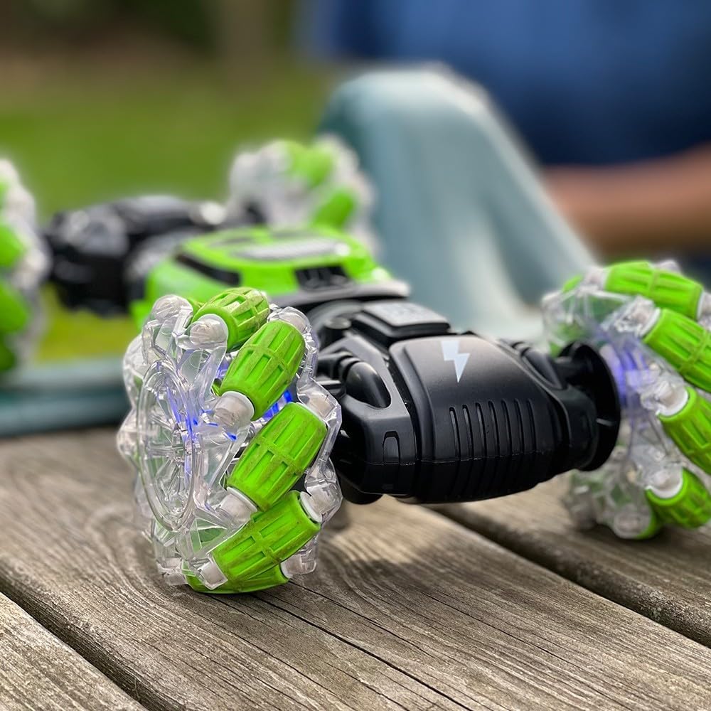 Hand Gesture Stunt Car for Kids | Gesture Control RC Stunt Car with 360° Flips & High Speed