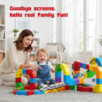 لعبة سباق القطار الكهربائي – 86 قطعة لتنمية ذكاء طفلك Versatile Magnetic Railcar 86 Pieces  – Magnetic Modular Track Car Set