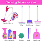 Kids Cleaning Play Set with Working Vacuum | Educational Pretend Cleaning Toy for Boys & Girls