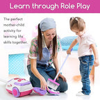 Kids Cleaning Play Set with Working Vacuum | Educational Pretend Cleaning Toy for Boys & Girls