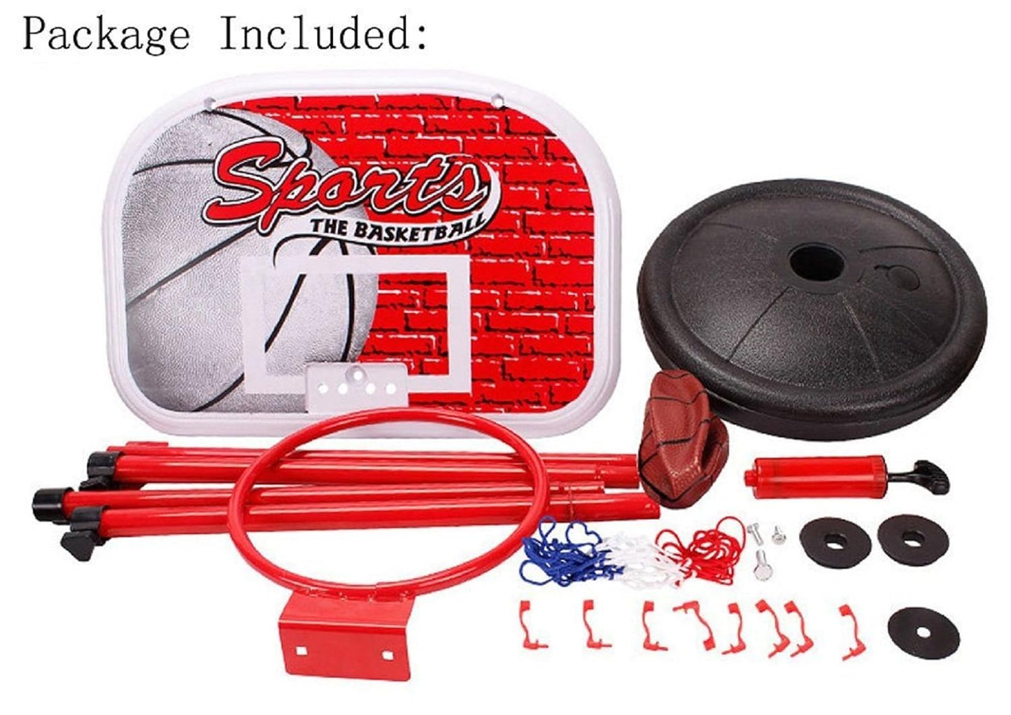 Kids Basketball Hoop Toy with Adjustable Height 2–4 Ft - Ages 3+