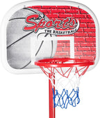 Kids Basketball Hoop Toy with Adjustable Height 2-4Ft for Ages 3+ Years