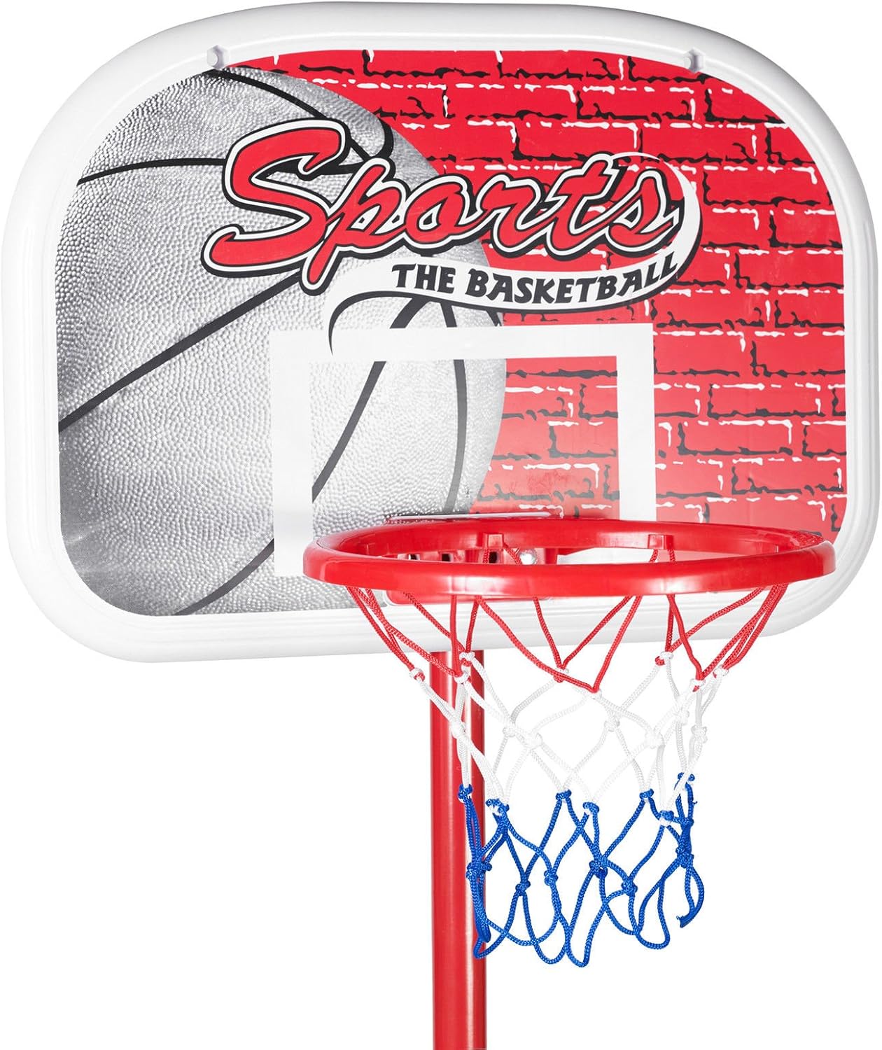 Kids Basketball Hoop Toy with Adjustable Height 2–4 Ft - Ages 3+