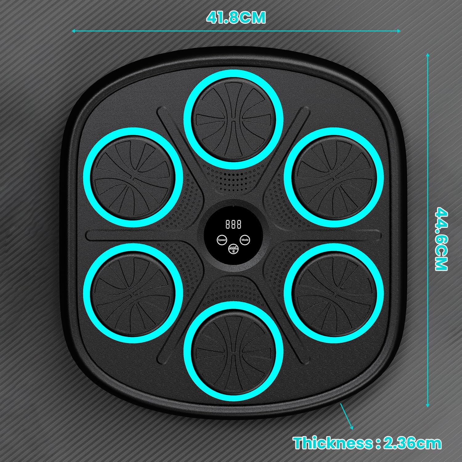 Intelligent Boxing Machine with Music - Smart Home Fitness Trainer for Cardio, Reflex & Full-Body Workout