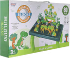 Kids Playing Blocks Set (80 Pieces) | Educational Building Blocks Toy for Creativity, Motor Skills & Learning