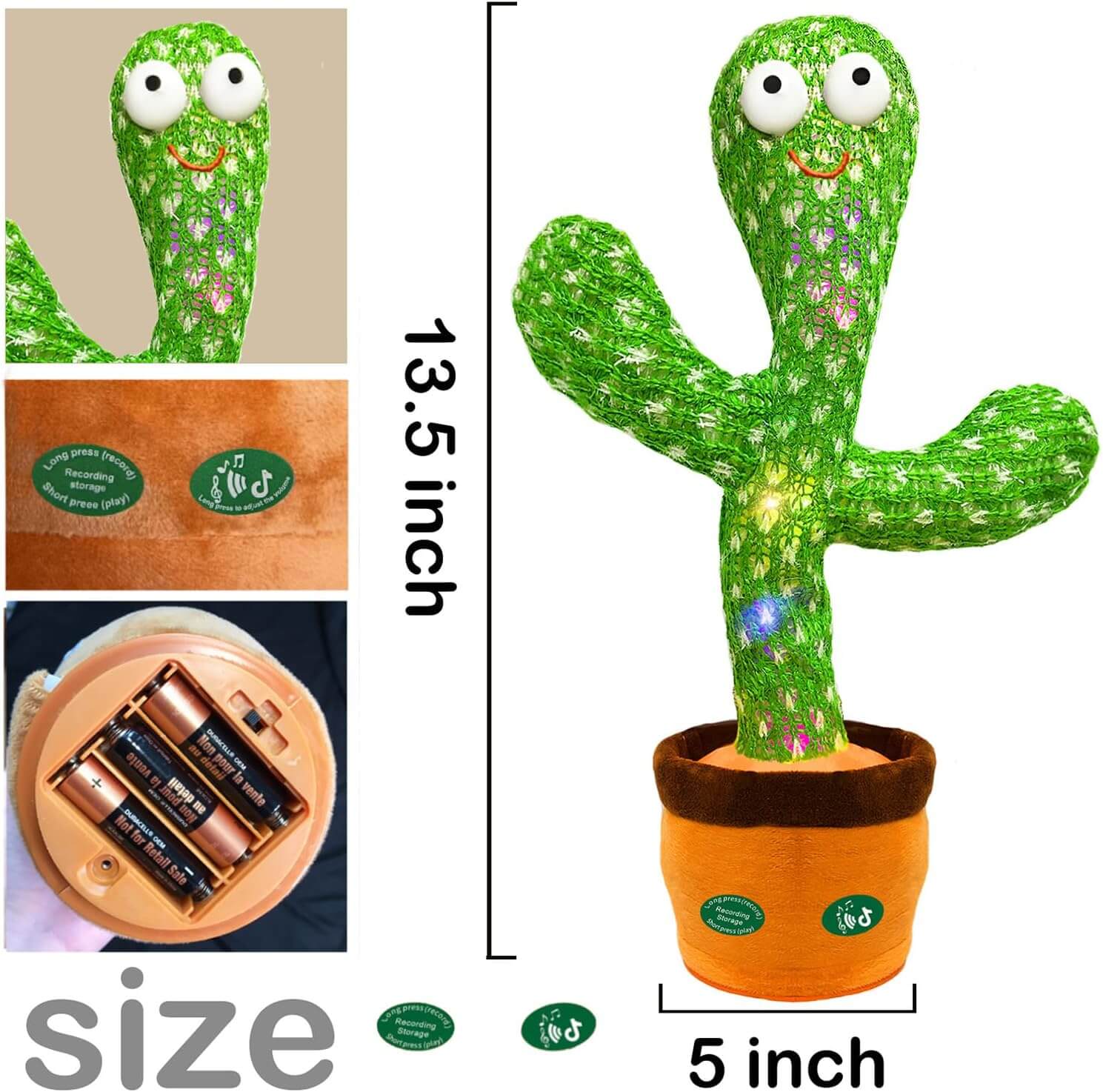 لعبة الصبار الراقصة والمتكلمة للأطفال

Talking & Dancing Cactus Toy