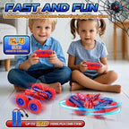 Remote Control Spider Stunt Car 360° | Double-Sided RC Flip Car with Superhero Design | High-Speed Stunt Toy for Kids 8+ Years